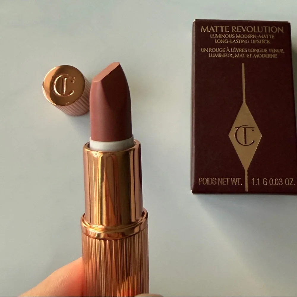 Charlotte Tilbury Matte Revolution Mini Lipstick in Pillow Talk